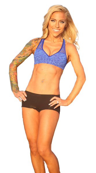 Carissa J on Beach Carissa J Fitness Model